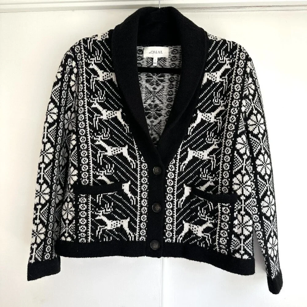 The GREAT. Deer Lodge Cardigan - Picture 3 of 14